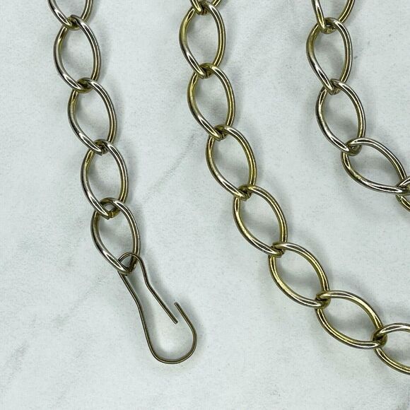 Gold Tone George Washington Coin Chain Link Belt Small (S) ✨ - Picture 12 of 12